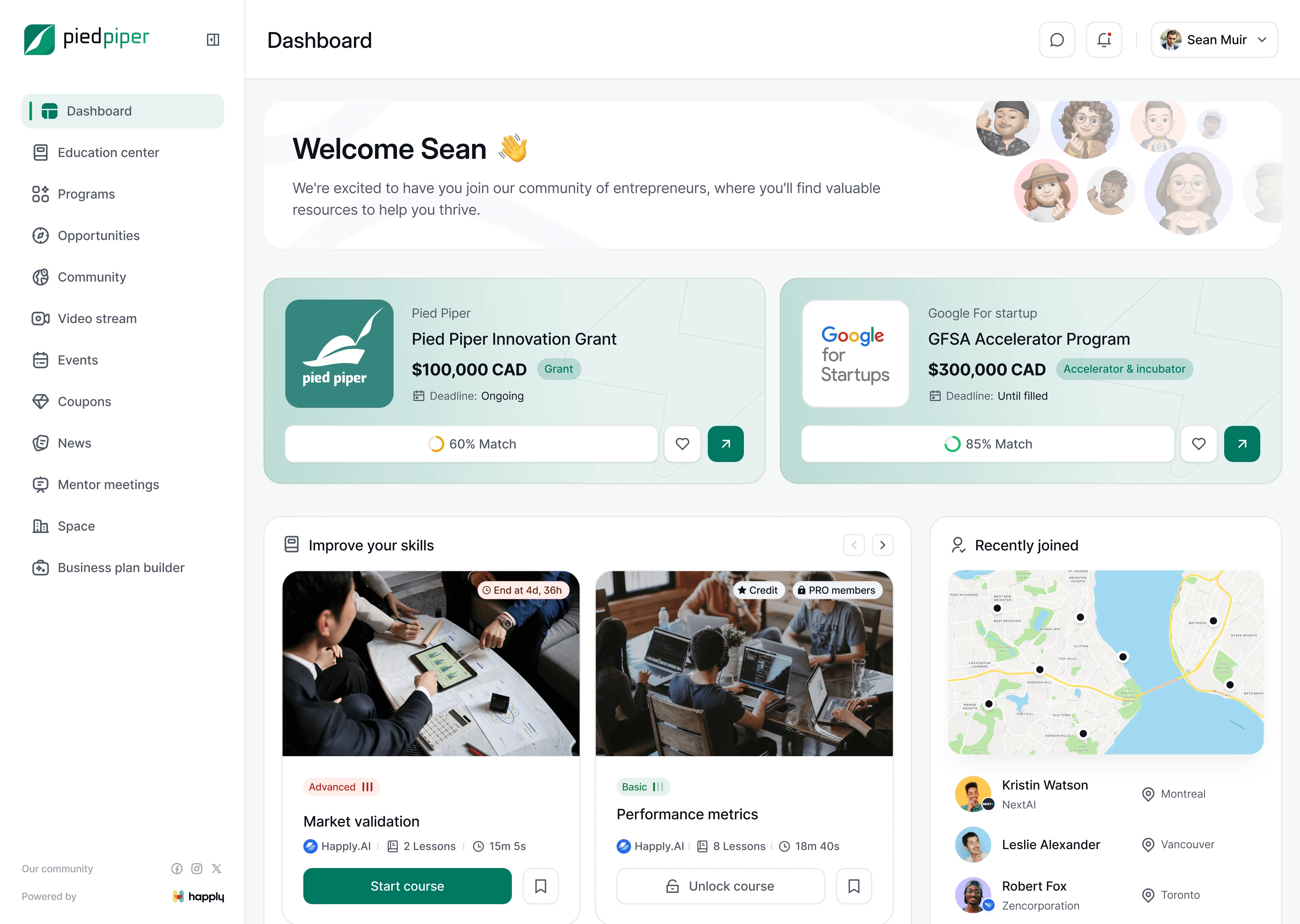HapplyOS Dashboard